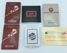 Vintage Hotel Sewing Kits Lof of 5 in Excellent Unused Condition Hilton Hyatt ++ picture