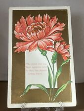Vintage Postcard 1910's Beautiful Gift Card Dearest Earthly Friend Peace And Joy picture