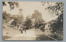 RPPC Lower Main Street DINGMANS FERRY PA Pike County Vintage Real Photo Postcard picture