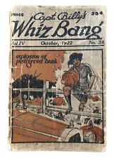 Capt. Billy's Whiz Bang October 1922 Vol IV No 38 Girl w/Pumpkin picture