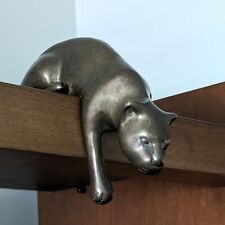 San Pacific Int'l SPI Brass Cat Shelf Sitter Figurine picture