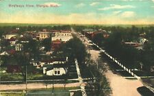 Postcard Sturgis Michigan Bird's-eye Sky View of Town  Divided Back picture