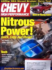 VINTAGE NITROUS POWER - CHEVY HIGH PERFORMANCE MAGAZINE, AUGUST 2002 picture