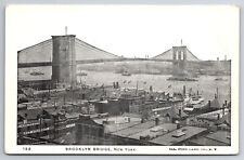 Vintage Postcard C1905 Brooklyn Bridge, New York picture