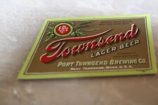 25 Vintage Pre-Prohibition Townsend Lager Beer Labels Port Townsend, Washington picture