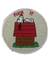 Vietnam War Patch USSF US Special Forces Snoopy Says MACV-SOG Military Badge Vtg picture