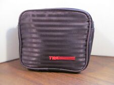 vintage TWA Trans World Airline amenity kit travel bag picture