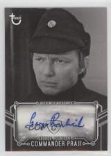 2018 Topps Star Wars Black and White George Roubicek Commander Praji as Auto 4et picture