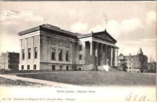 1905, Public Library, HOLYOKE, Massachusetts Postcard picture