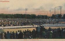 Postcard People at the Brockton Fair MA 1910 picture