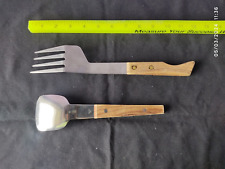 Vintage Kanawha Iowa Co-op Oil Co Serving Utensils Set picture