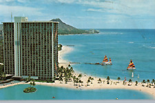 Hilton Hawiian Village, Honolulu, Hawaii  Postcard Image picture