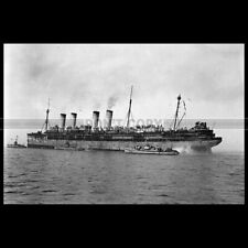 Photo B.003228 USS AGAMEMNON WW1 TROOP SHIP SS EMPEROR WILHELM II OCEAN LINER picture