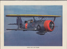 Curtiss SBC-4 Dive Bomber color plate from Air Progress Air Trails Annual 1941 picture