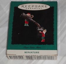 HALLMARK KEEPSAKE ORNAMENT ~  MINIATURE ~ POUR SOME MORE ~ COKE ~ 1993 *NRFB picture