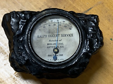 VINTAGE QUINCY ILL. RALPH EGGERT MIDLAND COAL & ARTIFICIAL ICE THEROMETER (SH) picture