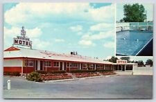 Montana Glendive Derrick Motel Vintage Postcard picture