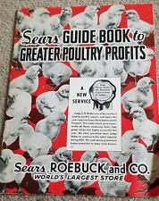 1937 Sears Guide Book to Greater Poultry Profits.    Sears, ROEBUCK, & Co picture