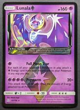 Lunala 2018 Ultra Prism Star Holo Rare Pokemon Card 62/156 (NM) picture