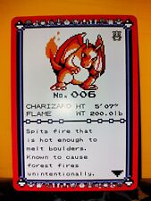 Pokemon CHARIZARD POKEDEX Old 1st Gen Card picture