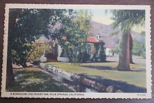 1949 Vintage Postcard -- A Bungalow, the Desert Inn, Palm Springs, California picture