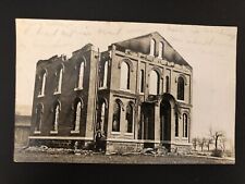 Candor, NY, House Fire Ruins, Real Photo Postcard, 1907 #1124 picture