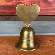Heart Solid Brass Bell & Handle picture
