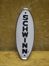 Schwinn Stingray White Bicycle Badge & NOS  Screws Krate Cruiser Lightweight && picture