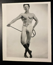 Gay SET OF 5 Vintage Male Physique Photos ATHLETIC MODEL GUILD? 4 X 5 Bob Mizer? picture
