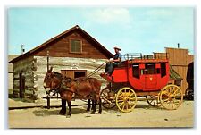 Postcard Old Abilene Town Stagecoach, Abilene KS Kansas E16 picture