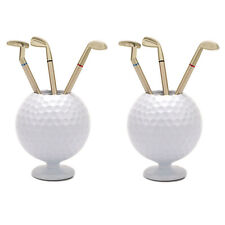New Golf Ball Pen Holder Office Mini Golf Decorative Business Event ABS Gift Box picture