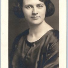 c1910s Mason City, Iowa Young Lady Real Photo Horace P Kirk Hotel Studio IA C50 picture