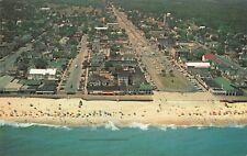 Aerial View of Rehoboth Beach Delaware DE Birdseye Chrome c1950 Postcard picture