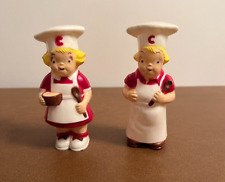 Vintage Campbell's Soup Kids Plastic Salt and Pepper Shakers picture