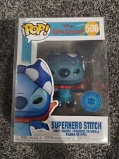 Funko Pop Superhero Stitch 506 Pop in a Box Exclusive w/ 0.5mm Protector picture