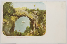 Scenic View Arch Rock Mackinac Island Michigan Postcard picture