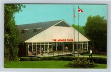 Ausable Chasm NY-New York, Ausable Chasm Bldg. Entrance Guests Vintage Postcard picture