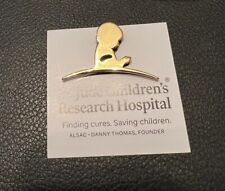 St. Jude Children's Research Hospital Logo Silhouette Magnetic Lapel Pin picture