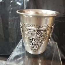 kiddush cup sterling silver 925 made in Israel at independence picture