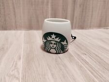 Starbucks 2010 Ornament Mermaid Siren Logo Classic Coffee Cup Mug 3 oz Tiny picture