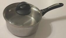 BIALETTI 18/10 Stainless Steel Italian Style 1.5 Quart Stock Pot With Glass Lid picture