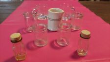 Lot Of 9 Little Bottles, Glasses, Mugs, & Decanters picture
