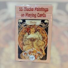 55 Mucha Paintings On Playing Cards No. 110313, New Sealed Item, Casino, Austria picture