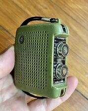 Vintage Emperor AIE-641 MW Handheld Mini Radio  Military Green 1970s Olive RARE picture