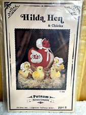 Vintage Putnam Sewing Pattern, Hilda Hen & Chicks, Uncut, 1983 picture