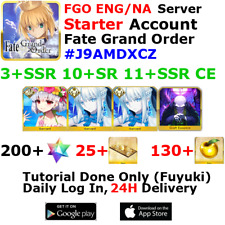 [ENG/NA][INST] FGO / Fate Grand Order Starter Account 3+SSR 20+Tix  #J9AM picture