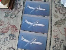 3 Vintage postcards U.S. Air Force Cargomaster Douglas C-133 transport plane picture