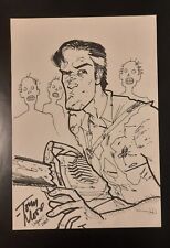 ASH EVIL DEAD Sketch TONY MOORE Walking Dead Commission Army Of Darkness Comics picture