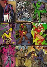 WILDCATS ANIMATED 1995 WILDSTORM COMPLETE BASE CARD SET OF 135 MC picture