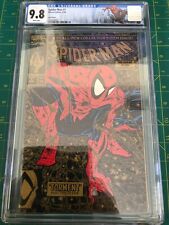 Spider-Man #1 (1990) CGC 9.8 White Pages Todd McFarlane Gold Custom Label picture